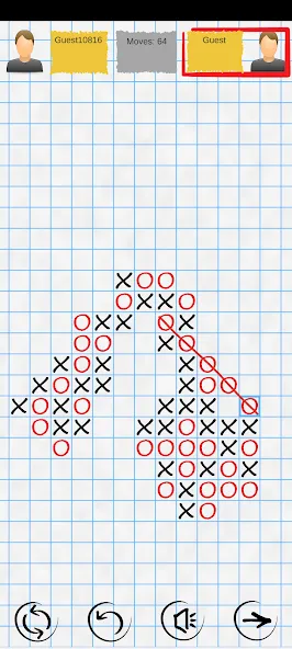 Tic Tac Toe Online: Mega XO [MOD: без рекламы и открыты все темы] Screenshot 2