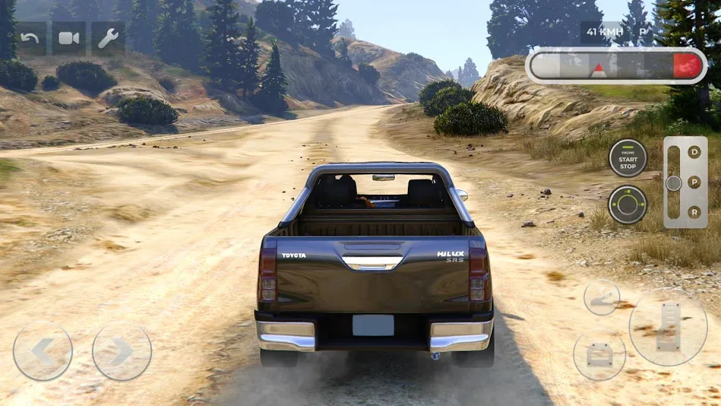 Toyota Hilux 4x4 Mountain Ride [MOD: безлимитные деньги, все машины открыты] Screenshot 4