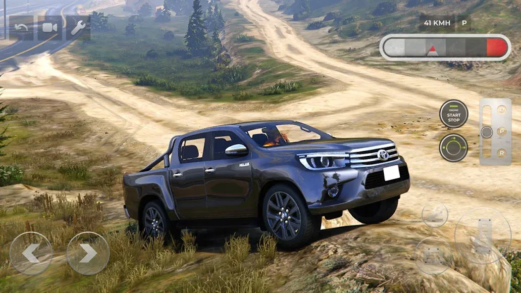 Toyota Hilux 4x4 Mountain Ride [MOD: безлимитные деньги, все машины открыты] Screenshot 5