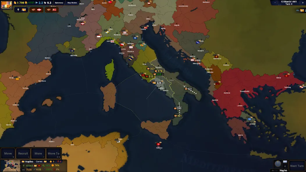 Age of History II - Lite [MOD: безлимитные ресурсы и открыты все сценарии] Screenshot 3