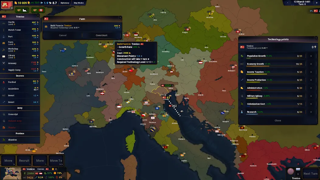 Age of History II - Lite [MOD: безлимитные ресурсы и открыты все сценарии] Screenshot 5