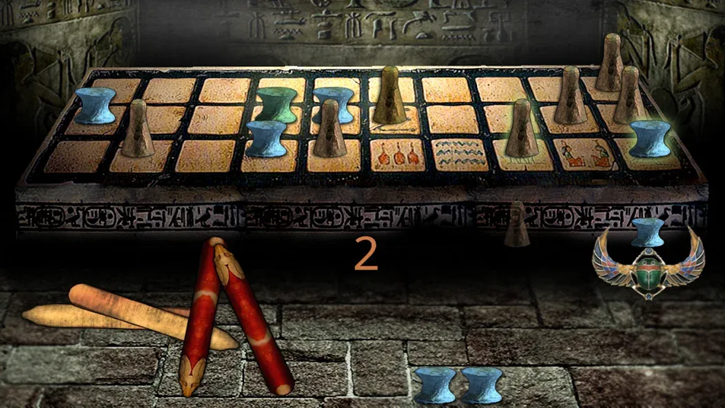 Egyptian Senet (Ancient Egypt] [MOD: открыты все поля и фишки] Screenshot 5