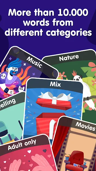 Hands Up: Guess the words [MOD: безлимитные подсказки и открыты все слова] Screenshot 2