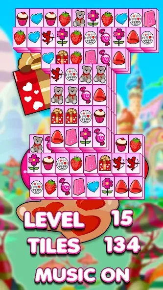 Lovely Mahjong [MOD: безлимитные подсказки и отмена ходов] Screenshot 2