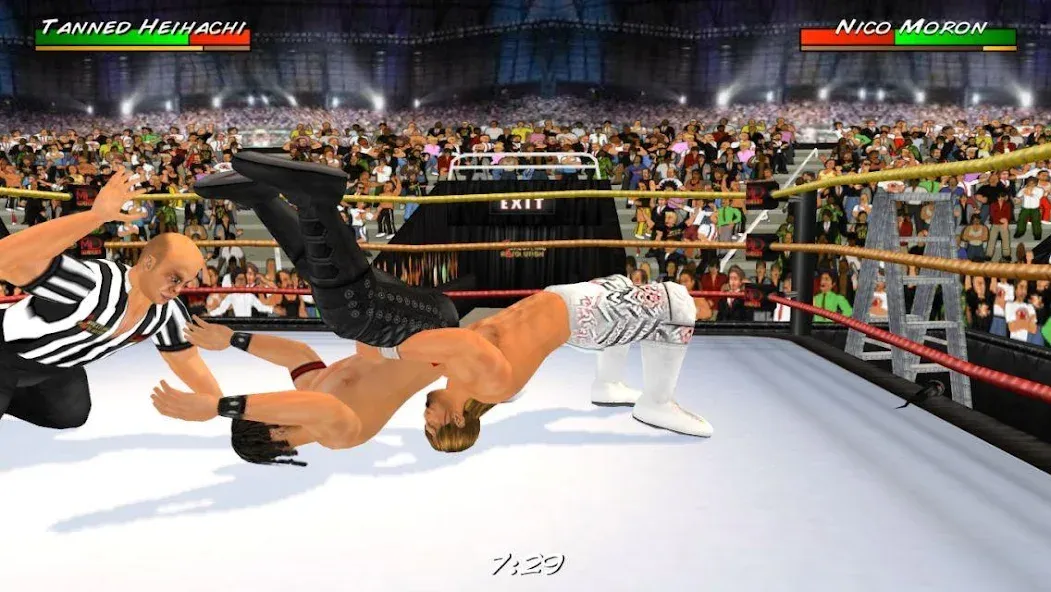 Wrestling Revolution 3D [MOD: безлимитные деньги и все разблокировано] Screenshot 2