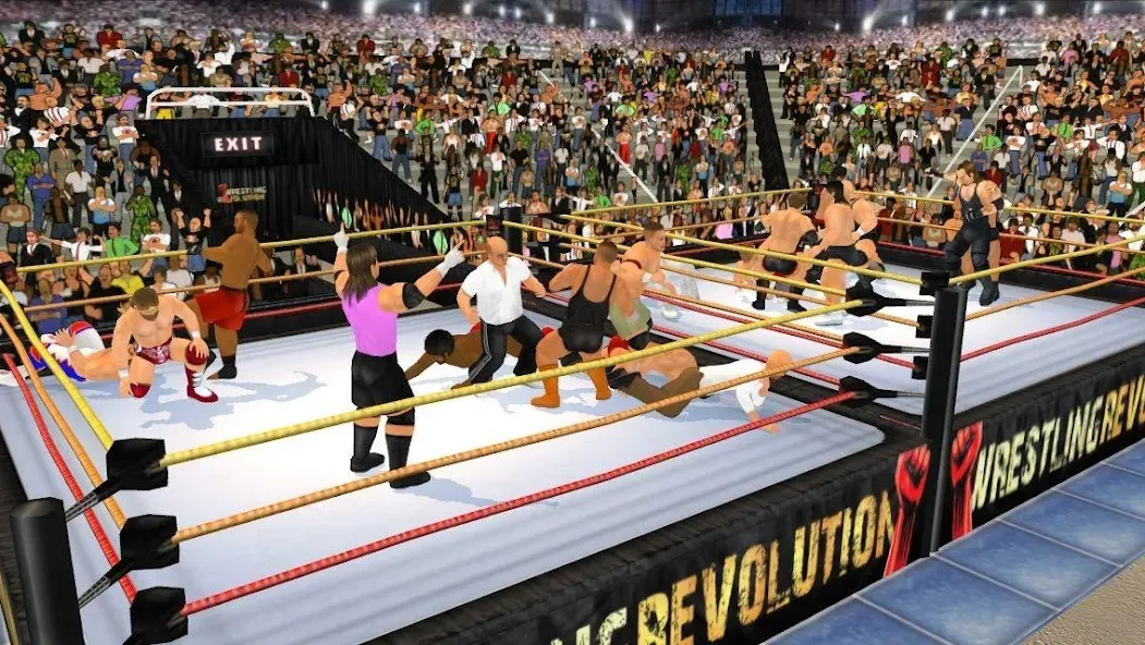 Wrestling Revolution 3D [MOD: безлимитные деньги и все разблокировано] Screenshot 5