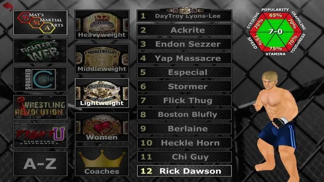 Weekend Warriors MMA [MOD: безлимитные деньги и энергия] Screenshot 2