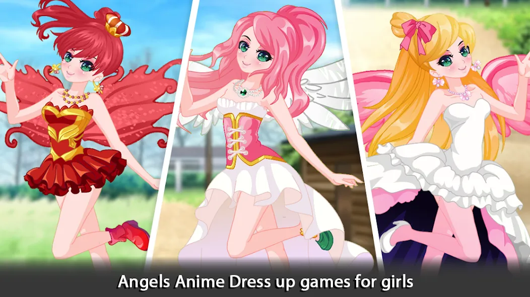 Dress Up Angel Anime Girl Game [MOD: безлимитные монеты и все наряды] Screenshot 5