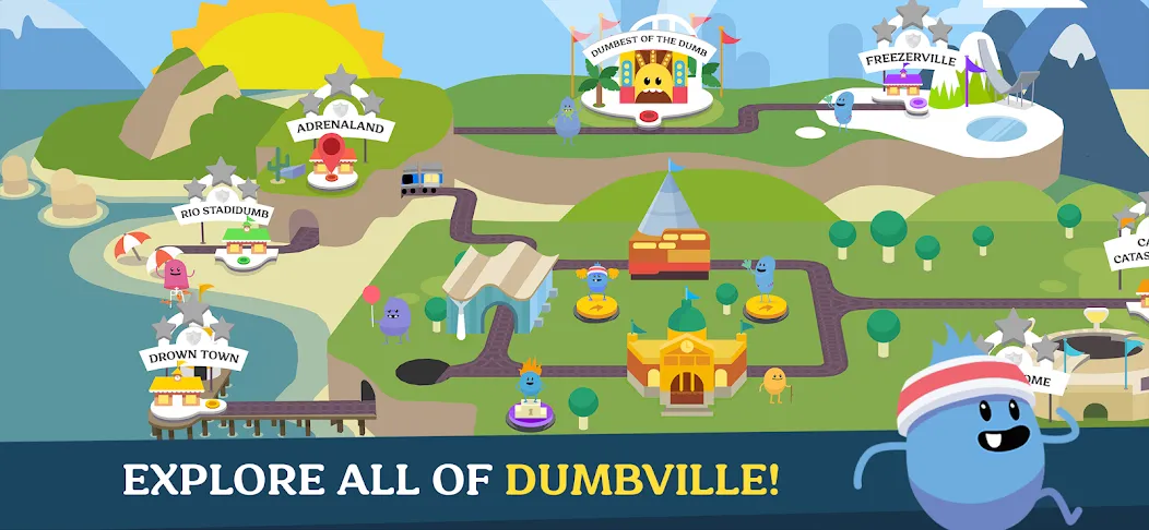 Dumb Ways to Die 2: The Games [MOD: безлимитные жизни и открыты все уровни] Screenshot 1