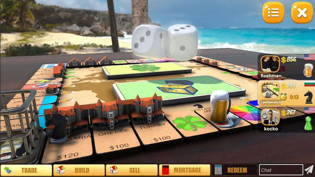 Rento - Dice Board Game Online [MOD: безлимитные деньги и все функции открыты] Screenshot 1