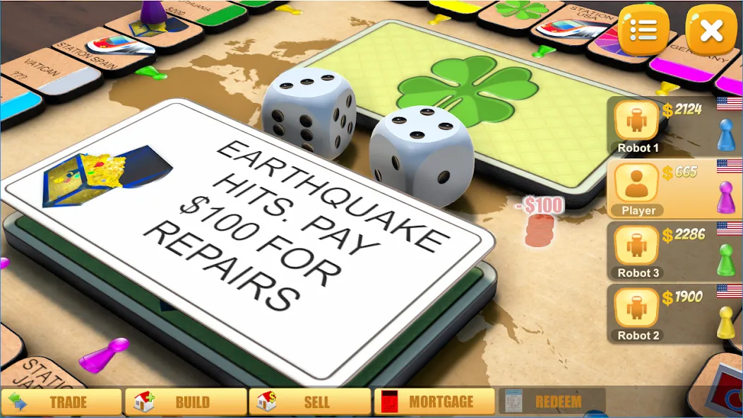 Rento - Dice Board Game Online [MOD: безлимитные деньги и все функции открыты] Screenshot 3