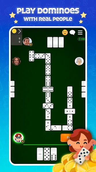 Dominoes Online - Classic Game [MOD: без рекламы и быстрый поиск игр] Screenshot 1