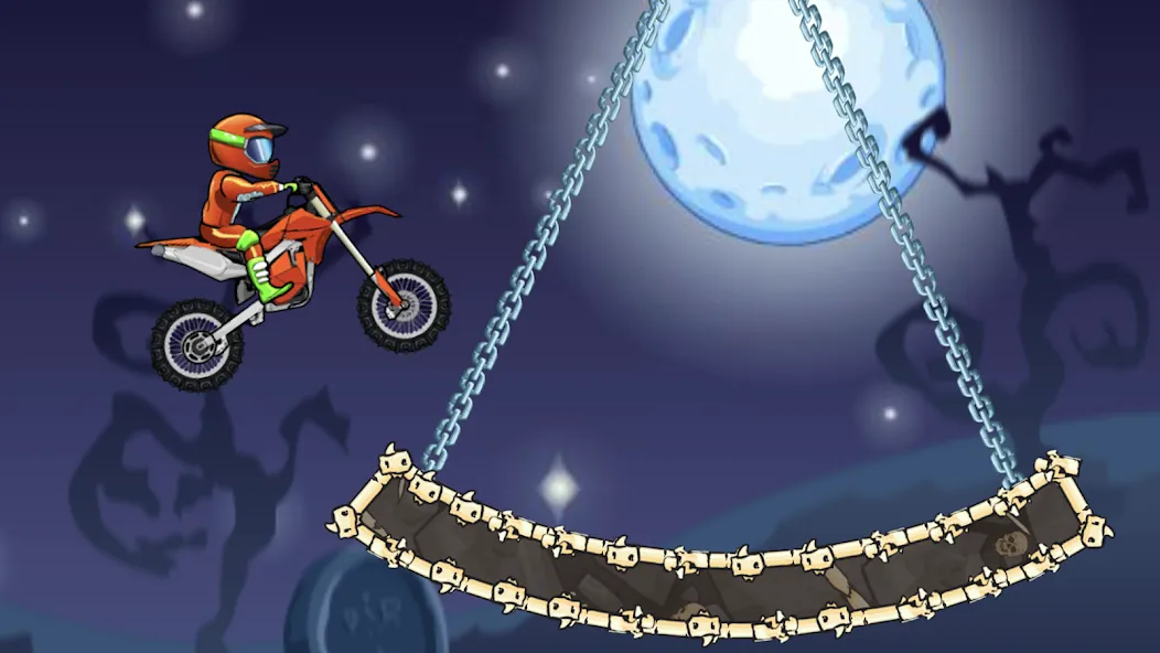 Moto X3M Bike Race Game [MOD: безлимитные деньги и все уровни открыты] Screenshot 2