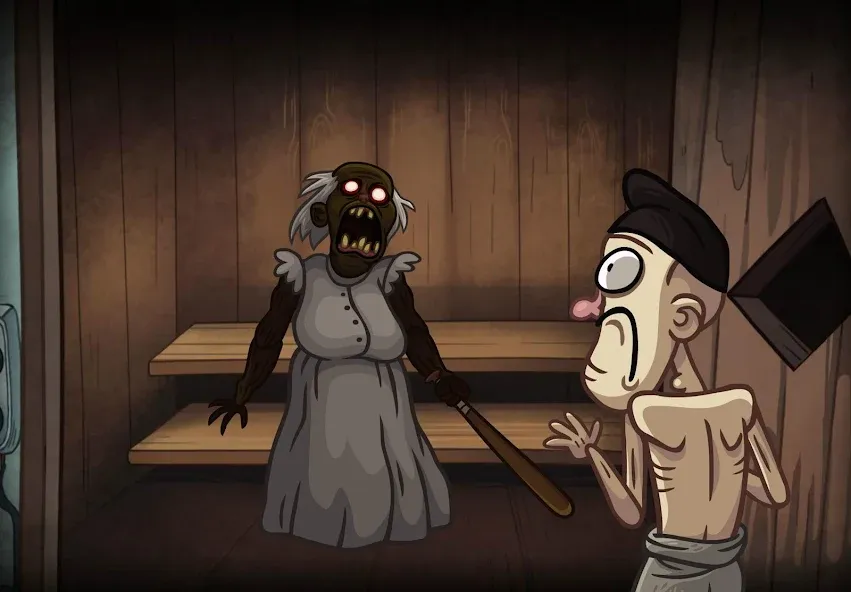 Troll Face Quest: Horror 3 [MOD: безлимитные подсказки и открыты все уровни] Screenshot 2