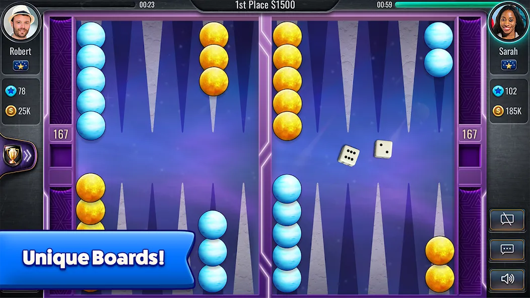 Backgammon - Lord of the Board [MOD: безлимитные монеты и открыты все функции] Screenshot 2