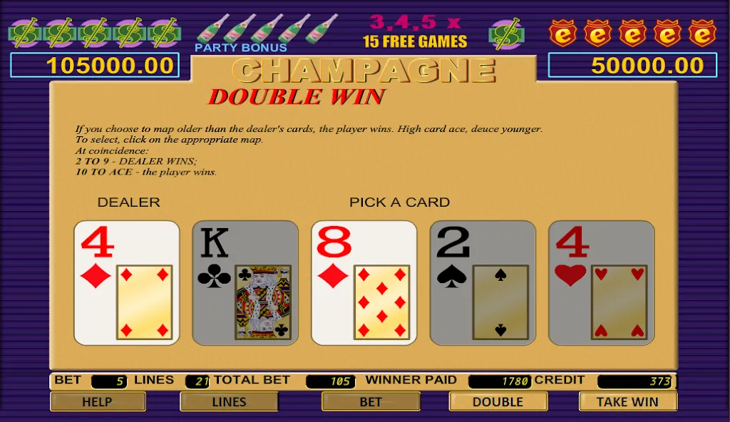 Champagne Slot [MOD: безлимитные монеты и бонусы] Screenshot 3