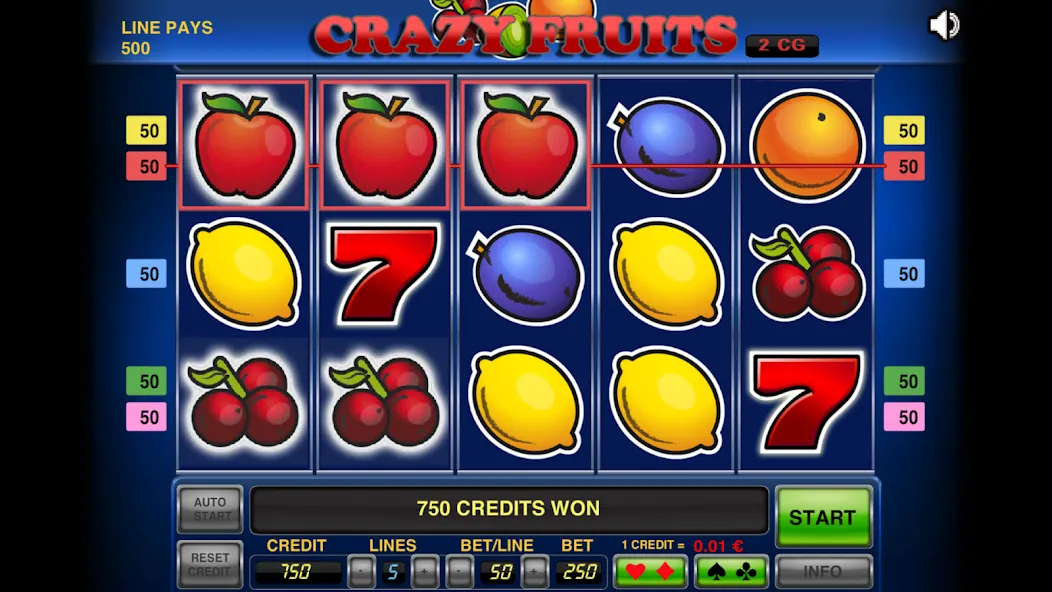 Crazy Fruits [MOD: много монет и жизней] Screenshot 1