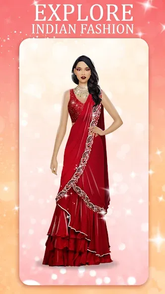 Indian Fashion Dressup Stylist [MOD: открыты все наряды и аксессуары] Screenshot 3