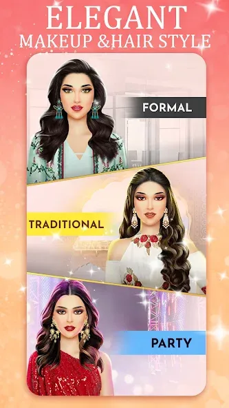 Indian Fashion Dressup Stylist [MOD: открыты все наряды и аксессуары] Screenshot 5