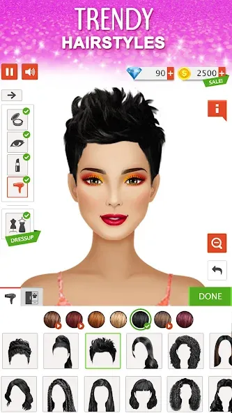 Fashion Stylist: Dress Up Game [MOD: безлимитные деньги и все наряды] Screenshot 3