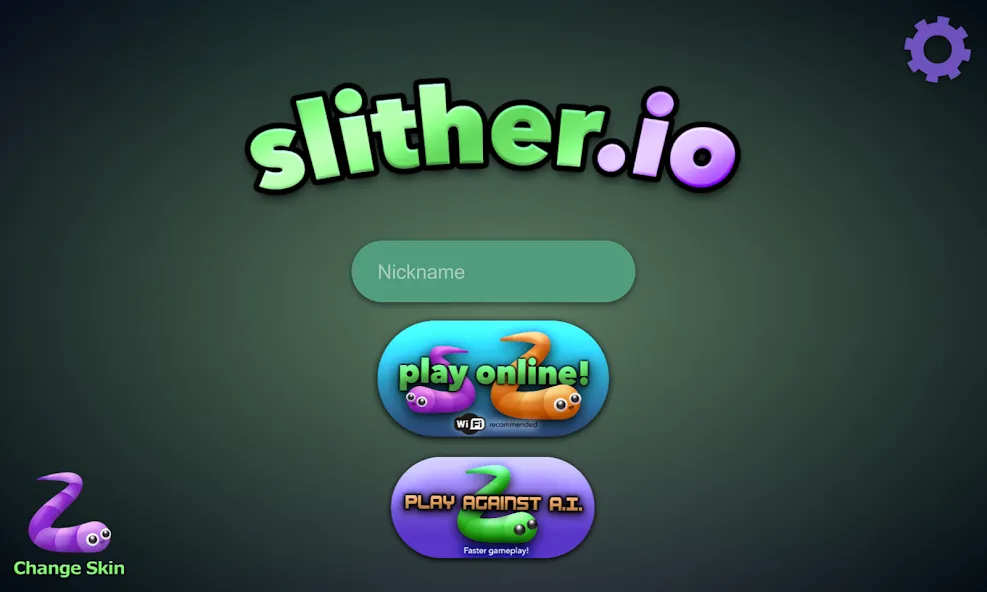 slither.io [MOD: без рекламы и бесконечный рост] Screenshot 1