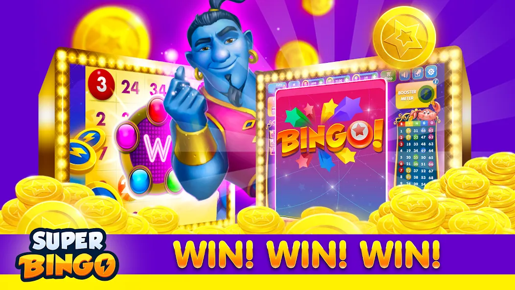 Super Bingo HD - Bingo Games [MOD: без рекламы и бесконечные билеты] Screenshot 5