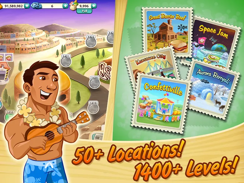 Kitchen Scramble: Cooking Game [MOD: безлимитные монеты и все рецепты] Screenshot 2