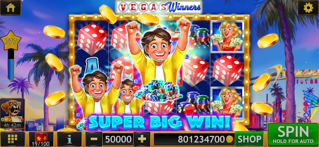 Slots of Luck: Vegas Casino [MOD: безлимитные монеты и бонусы] Screenshot 2