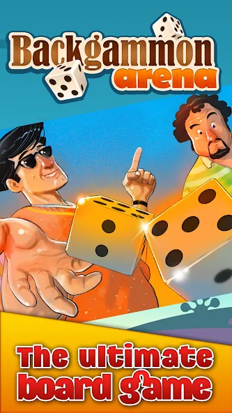 Backgammon Arena [MOD: без рекламы и открыты все функции] Screenshot 1