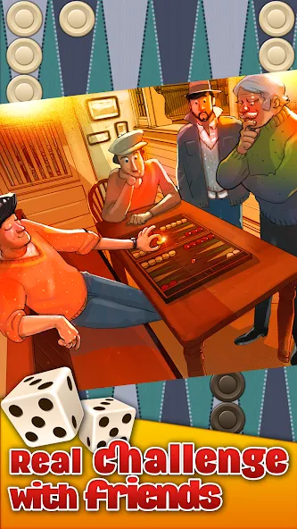 Backgammon Arena [MOD: без рекламы и открыты все функции] Screenshot 2