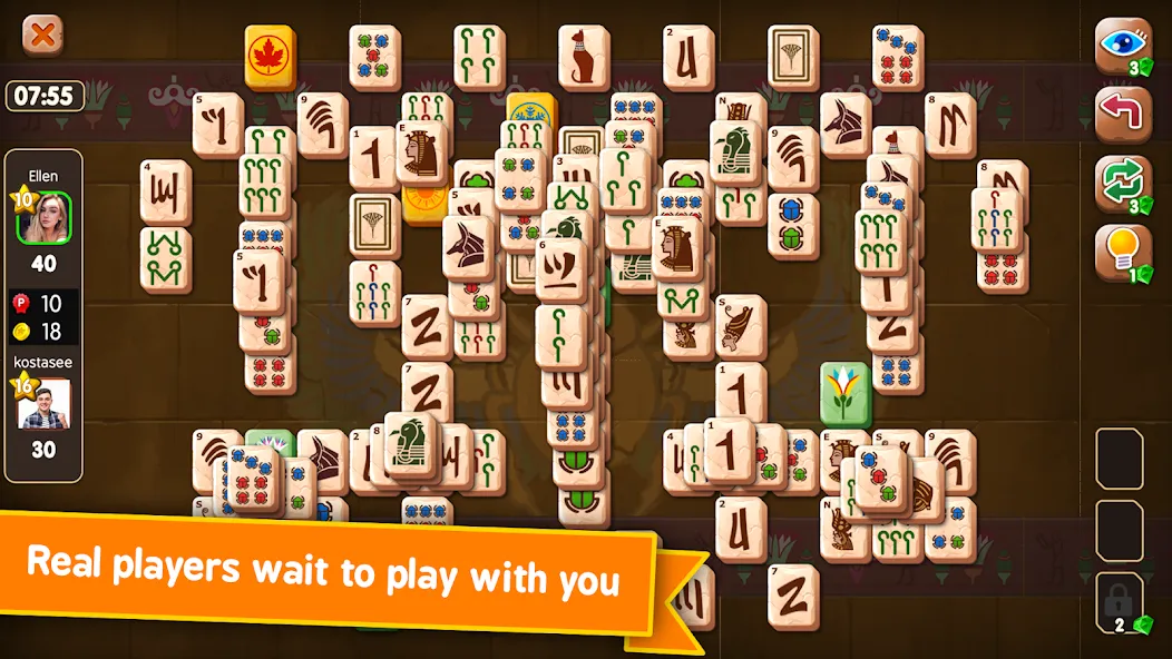 Mahjong Duels [MOD: безлимитные монеты и все уровни] Screenshot 3
