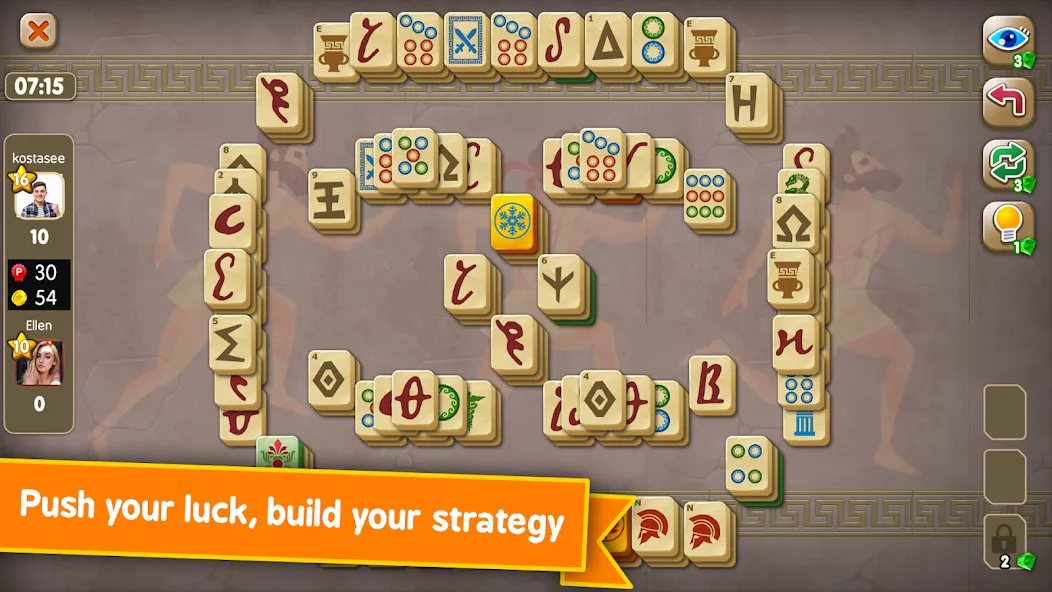 Mahjong Duels [MOD: безлимитные монеты и все уровни] Screenshot 4