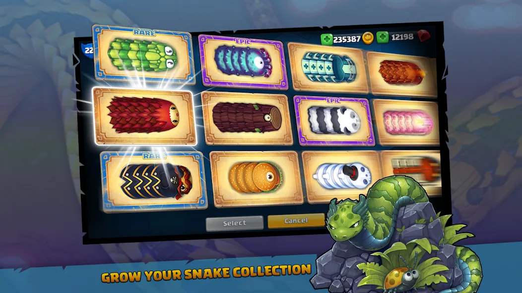 Little Big Snake [MOD: безлимитные монеты и ускорение] Screenshot 3