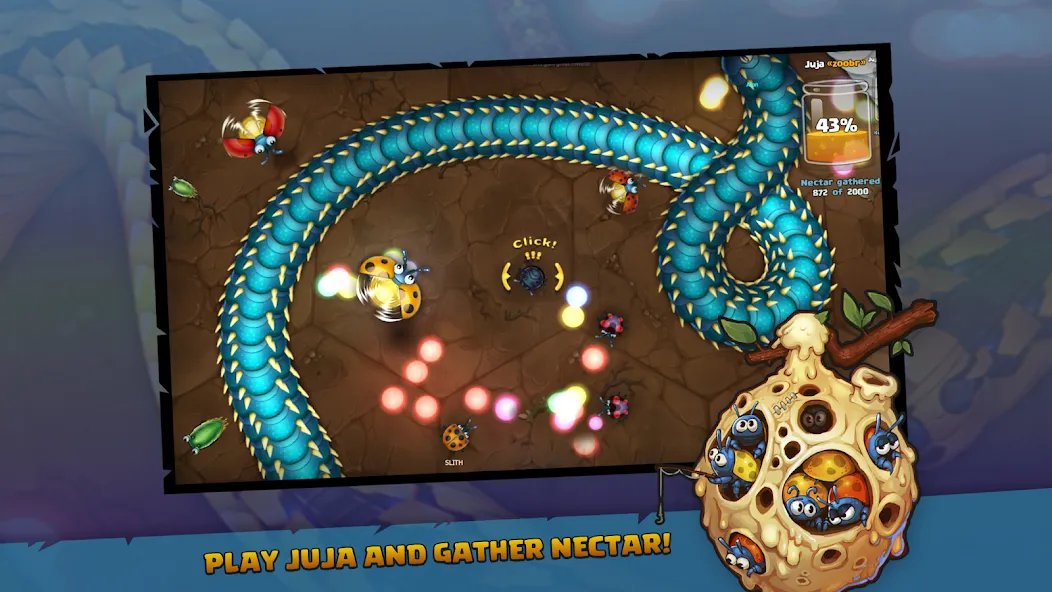 Little Big Snake [MOD: безлимитные монеты и ускорение] Screenshot 4