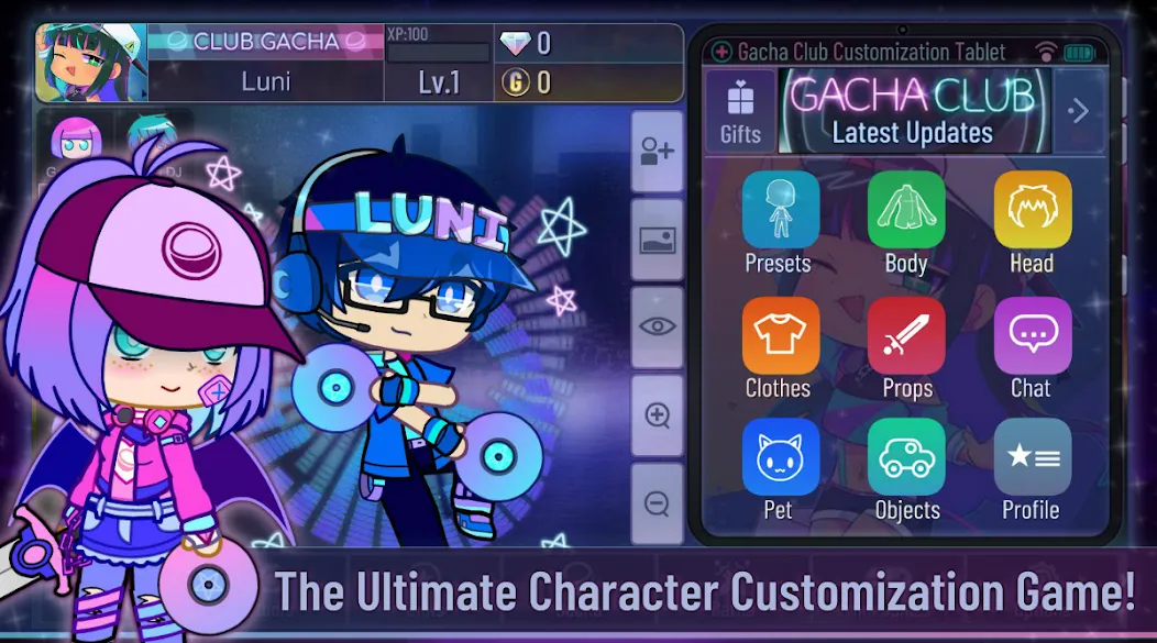 Gacha Club [MOD: открыты все персонажи и предметы] Screenshot 2