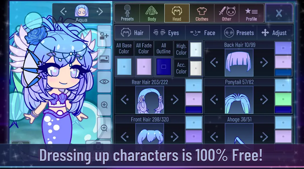 Gacha Club [MOD: открыты все персонажи и предметы] Screenshot 3