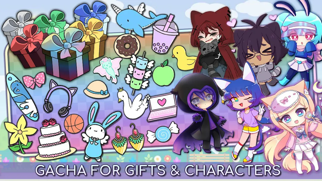 Gacha Life [MOD: безлимитные деньги и все персонажи] Screenshot 2