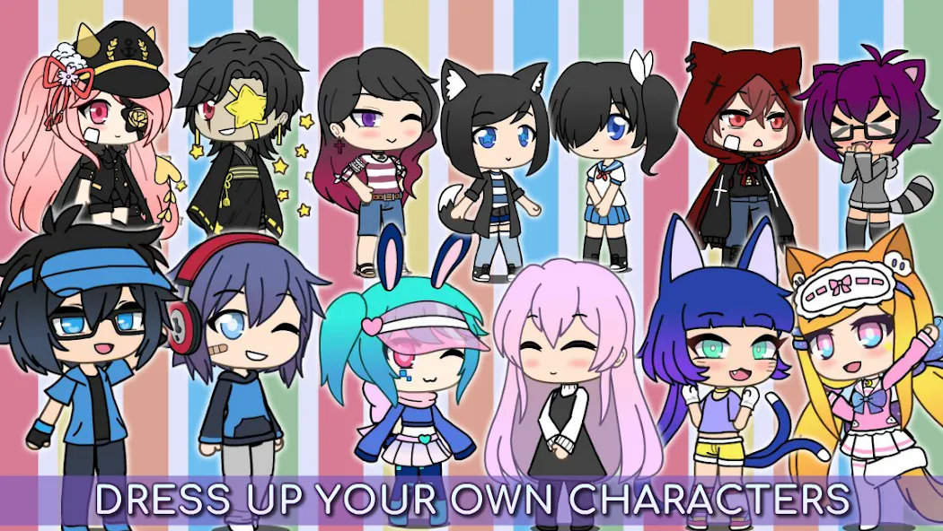 Gacha Life [MOD: безлимитные деньги и все персонажи] Screenshot 3