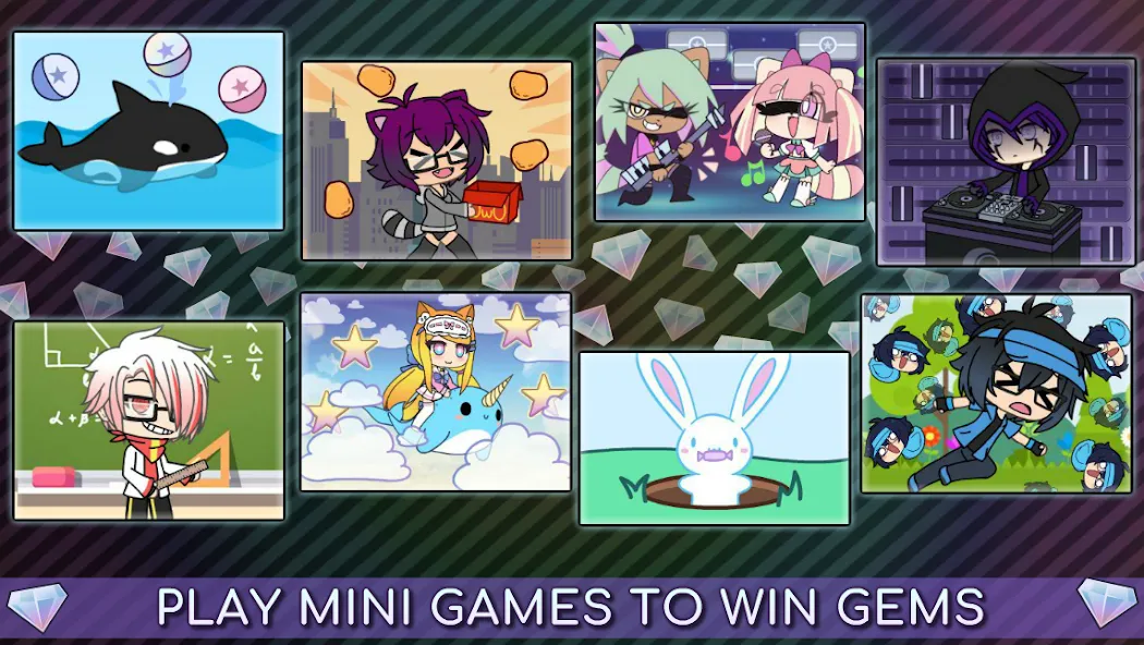 Gacha Life [MOD: безлимитные деньги и все персонажи] Screenshot 4