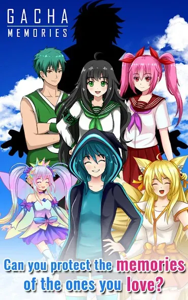 Gacha Memories - Anime Visual [MOD: открыты все сцены и выборы] Screenshot 1
