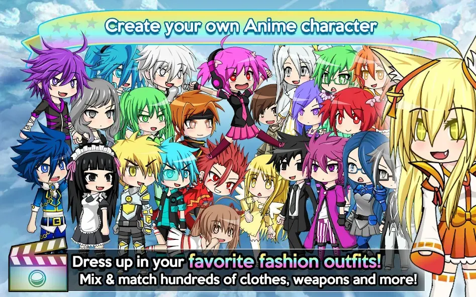 Gacha Studio (Anime Dress Up] [MOD: разблокированы все наряды и аксессуары] Screenshot 2