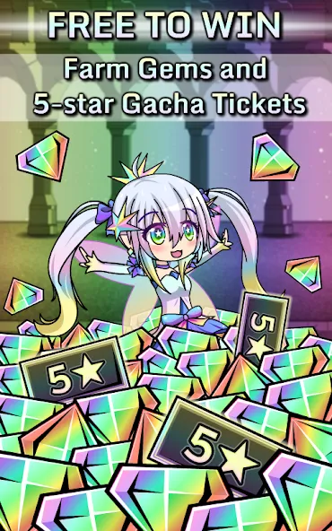 Gacha World [MOD: неограниченные ресурсы и разблокированы персонажи] Screenshot 2