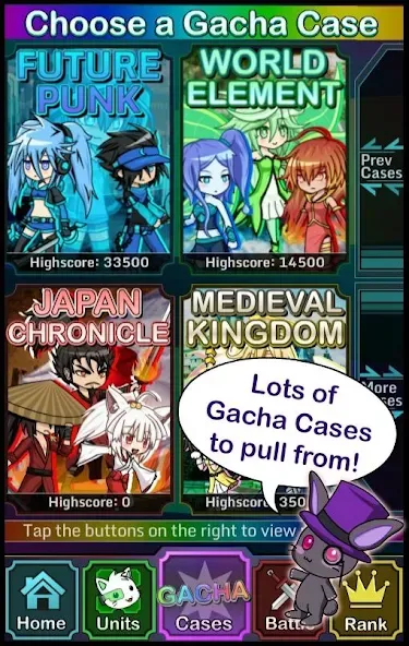 Anime Gacha! (Simulator &amp; RPG] [MOD: безлимитные ресурсы и все персонажи] Screenshot 2