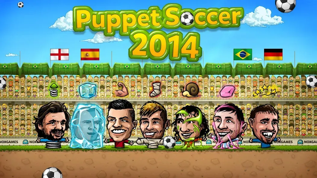 Puppet Soccer - Football [MOD: безлимитные монеты и открытые команды] Screenshot 4