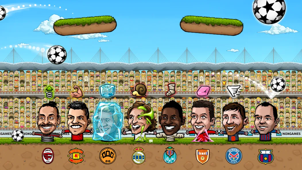 Puppet Soccer: Champs League [MOD: безлимитные деньги и алмазы] Screenshot 3