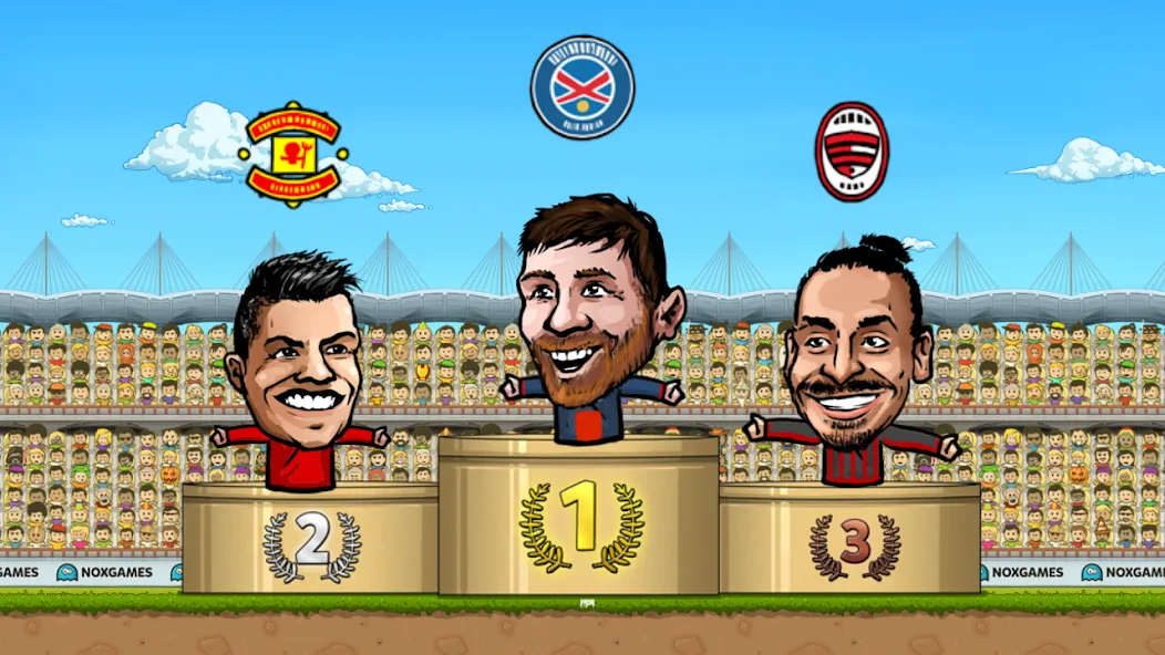 Puppet Soccer: Champs League [MOD: безлимитные деньги и алмазы] Screenshot 4