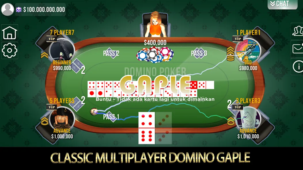 Domino Poker QiuQiu Gaple [MOD: безлимитные монеты и открыты все режимы] Screenshot 1
