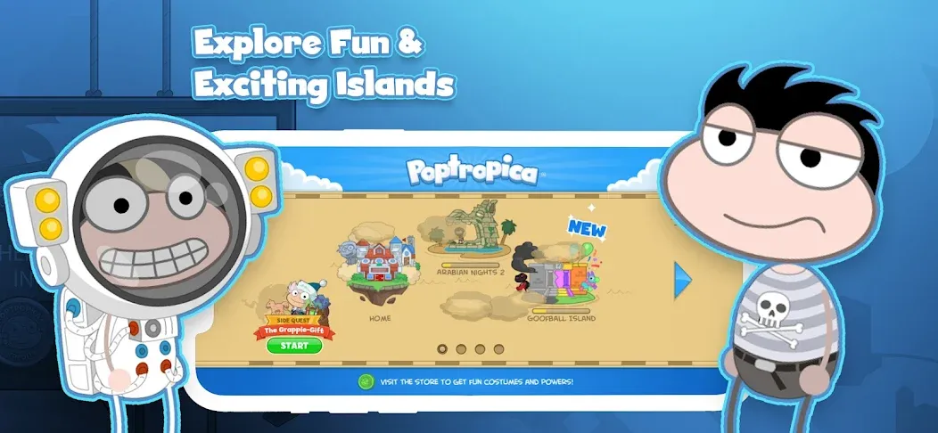 Poptropica: Fun Kids Adventure [MOD: без рекламы и много монет] Screenshot 1