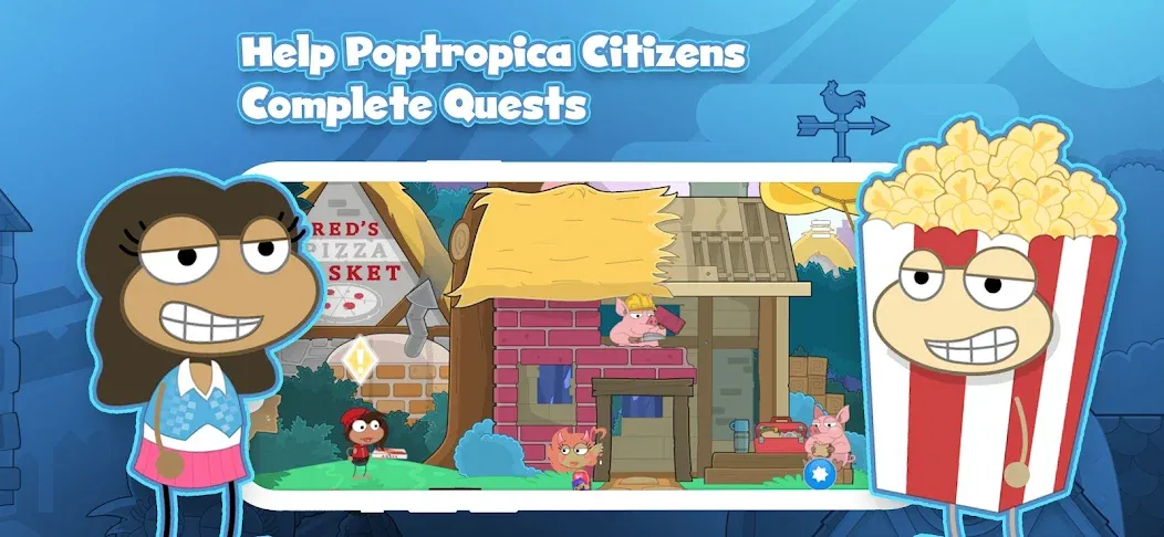 Poptropica: Fun Kids Adventure [MOD: без рекламы и много монет] Screenshot 3