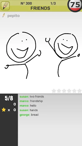 Pinturillo 2 - Draw and guess [MOD: бесконечные подсказки и монеты] Screenshot 3